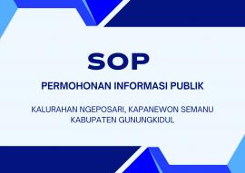 SOP Permohonan Informasi Publik